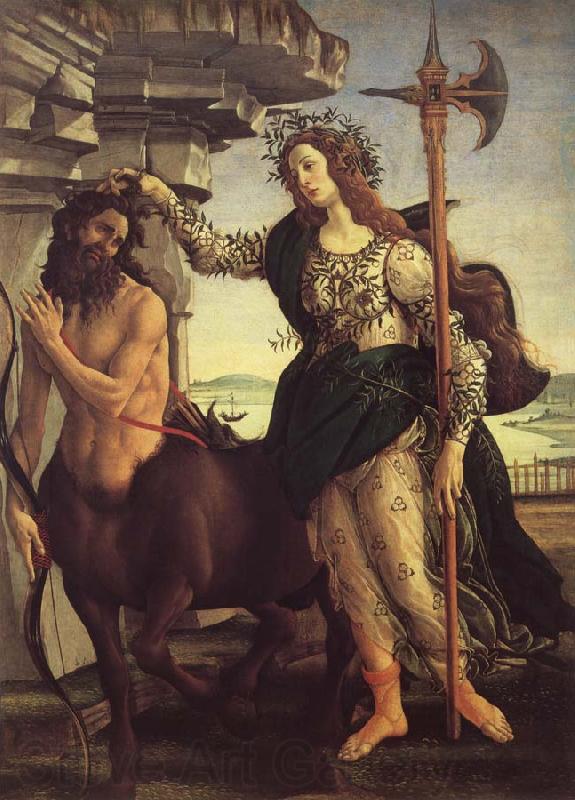 Sandro Botticelli Minerva and the Kentaur France oil painting art